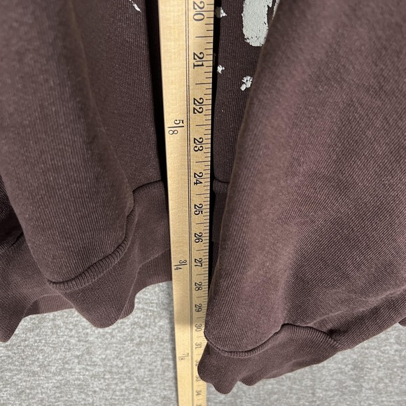 Detroit SANA Hoodie Mens XL Brown Graphic Pullover Sweatshirt Bloodhound - Picture 5 of 8